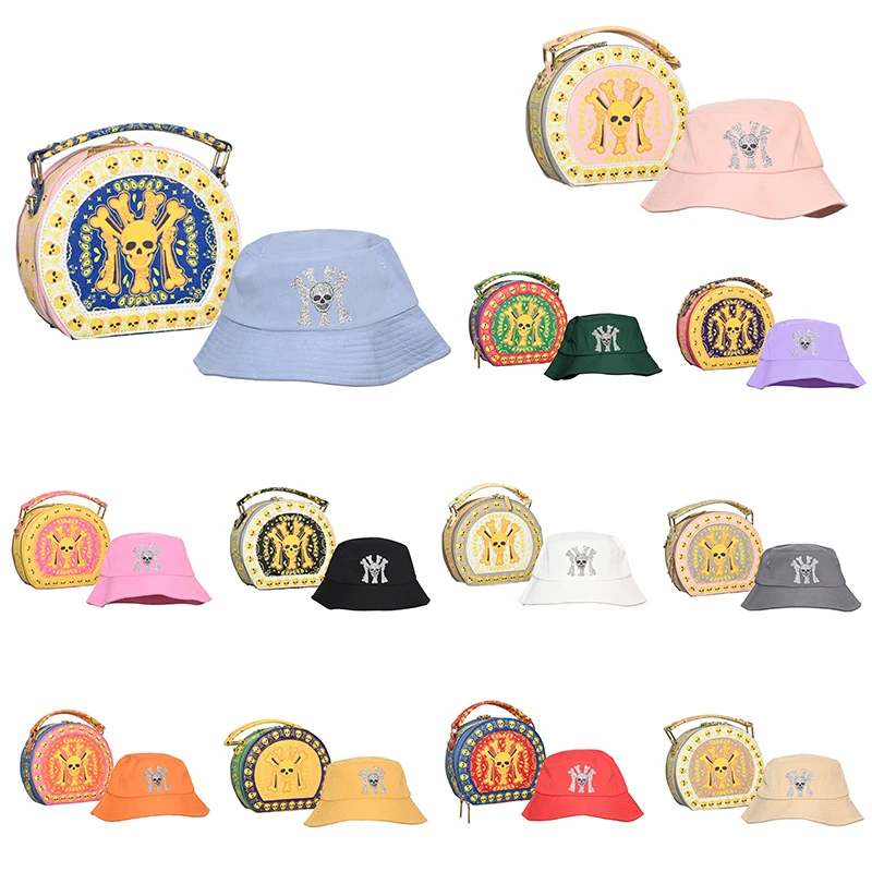 Ladies Good Hand Bags Luxury Printed Bucket Hats And Women Pu Purses Handbags Sets, 12 colors
Ladies Good Hand Bags Luxury Printed Bucket Hats And Women Pu Purses Handbags Sets, 12 colors
