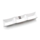 High temperature disinfection 100% melamine snack divide melamine plastic dish