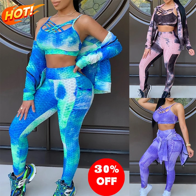 New Arrivals Bodycon Gym Wear Butt Lift Leggings Set Women Tie Dye Yoga Sets Butt Lift Leggings Yoga Set
New Arrivals Bodycon Gym Wear Butt Lift Leggings Set Women Tie Dye Yoga Sets Butt Lift Leggings Yoga Set