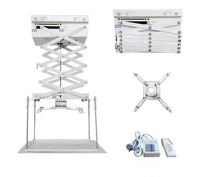 Projector Lift Iron material hide in-ceiling scissor electric Projector Lift, White
Projector Lift Iron material hide in-ceiling scissor electric Projector Lift, White