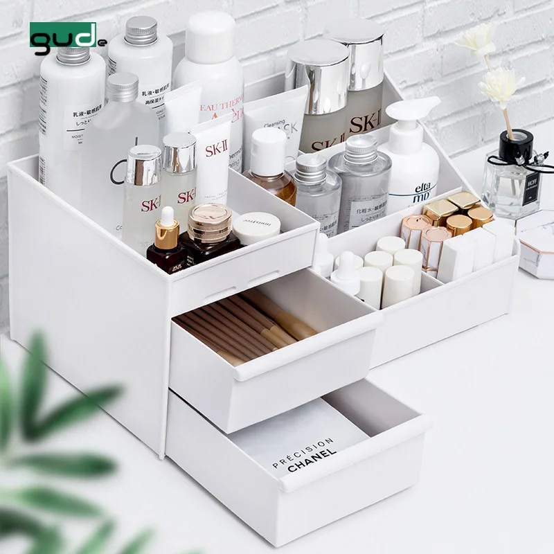 Hot sell on Amazon Plastic Jewelry Cosmetics Storage Box Makeup Organizer box cosmetic with drawer, White/pink/beige
Hot sell on Amazon Plastic Jewelry Cosmetics Storage Box Makeup Organizer box cosmetic with drawer, White/pink/beige