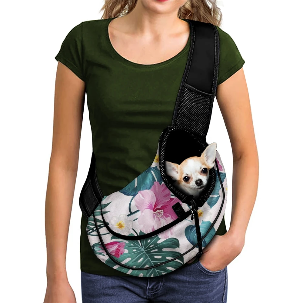 Cheap Pet Products Hawaii Banana Leaf & Pink Hibiscus Pattern Pet Bag Sling Breathable Mesh Pet Bags for Dogs for Puppy/Kitten, Customized color
Cheap Pet Products Hawaii Banana Leaf & Pink Hibiscus Pattern Pet Bag Sling Breathable Mesh Pet Bags for Dogs for Puppy/Kitten, Customized color