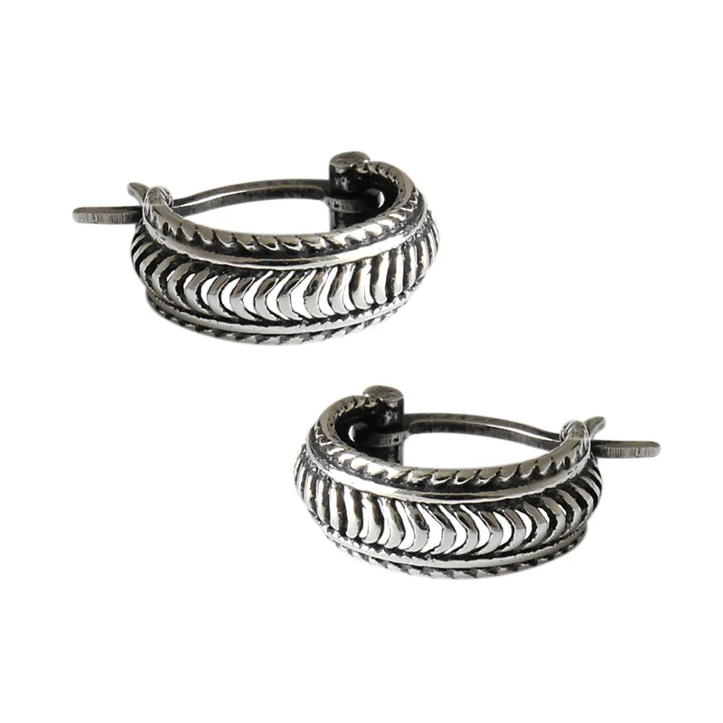 Danyang S925 Sterling Silver Earrings Vintage Distressed Twist Ancient Silver Earrings for Women Jewelry
Danyang S925 Sterling Silver Earrings Vintage Distressed Twist Ancient Silver Earrings for Women Jewelry