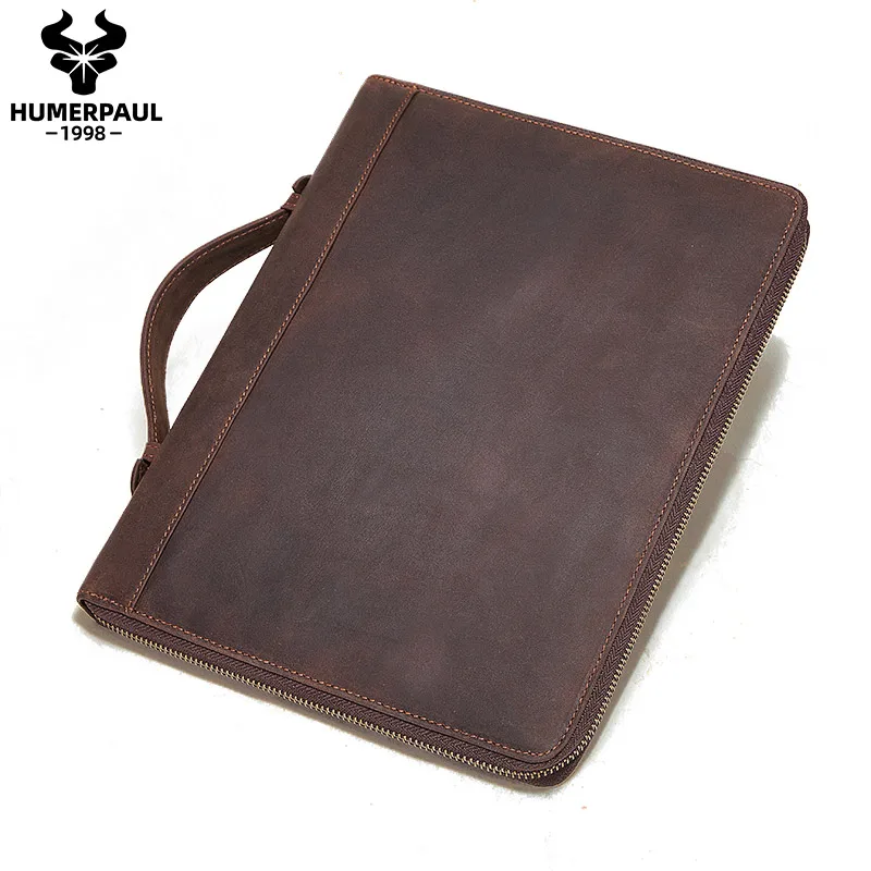 HUMERPAUL 2020 New Vintage Genuine Leather Big Capacity Laptop Protective Case Cover Business Bag For Ipad, Coffee
HUMERPAUL 2020 New Vintage Genuine Leather Big Capacity Laptop Protective Case Cover Business Bag For Ipad, Coffee