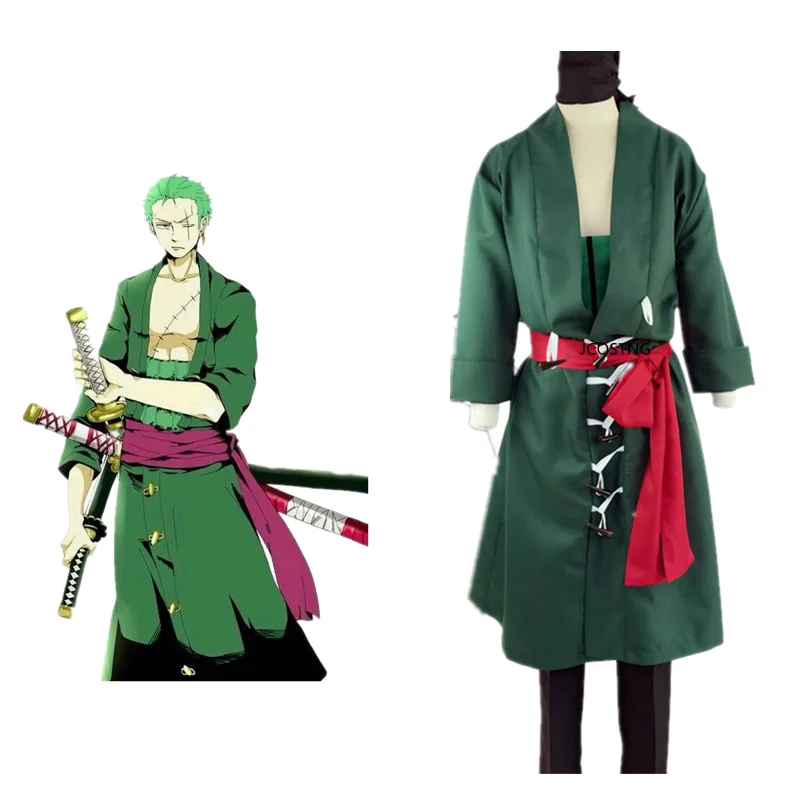 JCOSTNG Anime One Piece Roronoa Zoro Clothes Adult Full Set Custom Unisex Halloween Party Uniform, As picture shown
JCOSTNG Anime One Piece Roronoa Zoro Clothes Adult Full Set Custom Unisex Halloween Party Uniform, As picture shown
