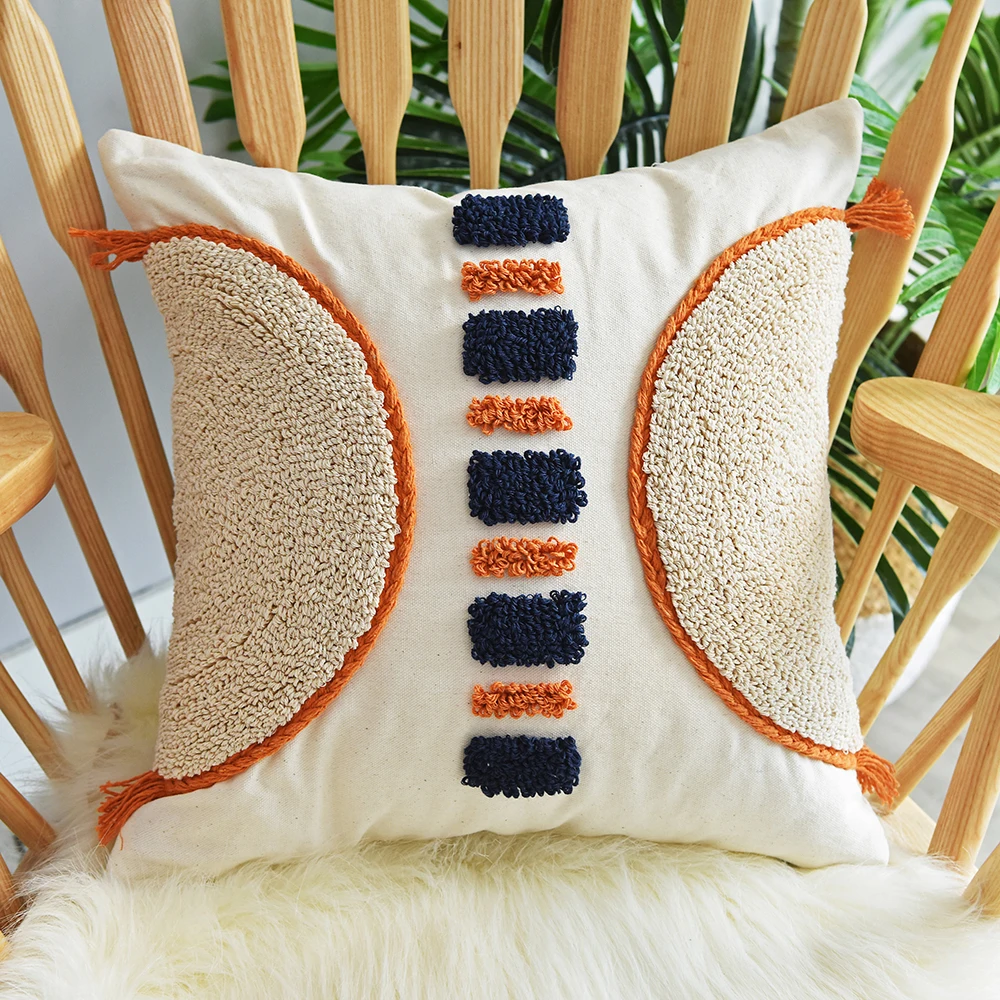 Mulan Custom Tufted Woven Boho Pillow Cover Throw Pillows Decorative Throw Pillow Covers for Bed Cushion Cover 18x18 inch
Mulan Custom Tufted Woven Boho Pillow Cover Throw Pillows Decorative Throw Pillow Covers for Bed Cushion Cover 18x18 inch