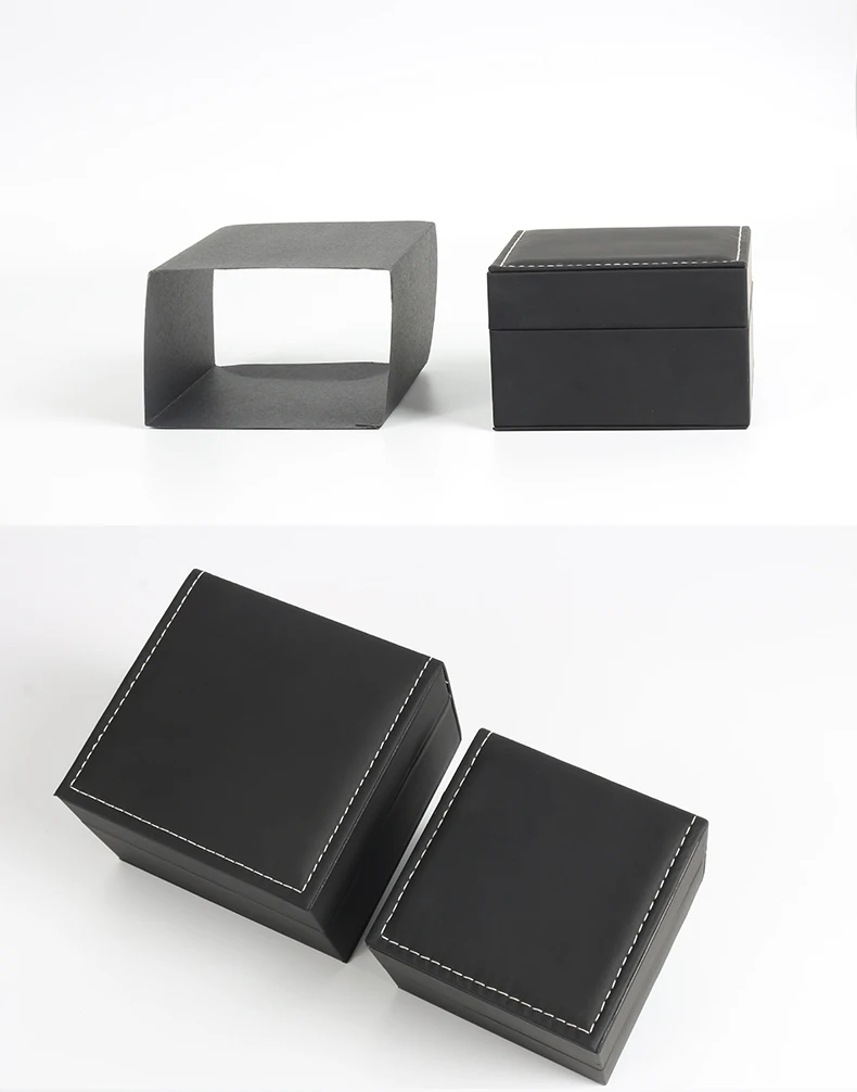 new product pu leather gift wrap box for watch luxury custo