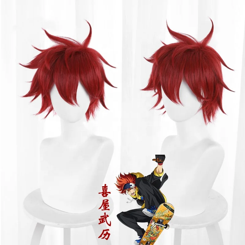 High Qaulity SK8 the Infinity Anime Wig 30cm Short Red Reki Kyan Wig Cosplay Synthetic Heat Resistant Hair Peluca For Men
High Qaulity SK8 the Infinity Anime Wig 30cm Short Red Reki Kyan Wig Cosplay Synthetic Heat Resistant Hair Peluca For Men
