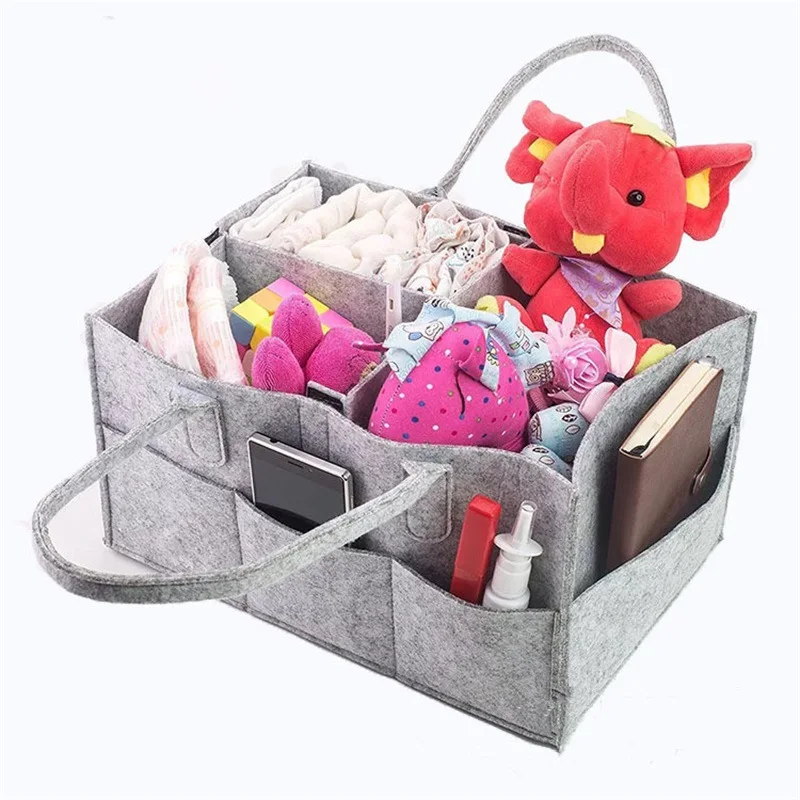 Nursery diaper caddy Storage Bin / Portable Large Felt diaper caddy tote / Baby Diaper Caddy Organizer
Nursery diaper caddy Storage Bin / Portable Large Felt diaper caddy tote / Baby Diaper Caddy Organizer