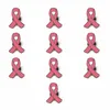 pink breast cancer awareness ribbon pin