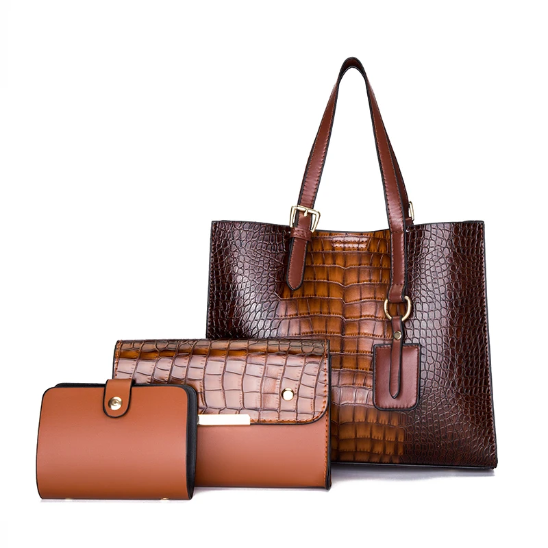 High Quality Casual PU Leather Large Capacity Tote Handbag Set For Women Designer Fashion Unique Clutch Shoulder Bag For Ladies, Customized color
High Quality Casual PU Leather Large Capacity Tote Handbag Set For Women Designer Fashion Unique Clutch Shoulder Bag For Ladies, Customized color