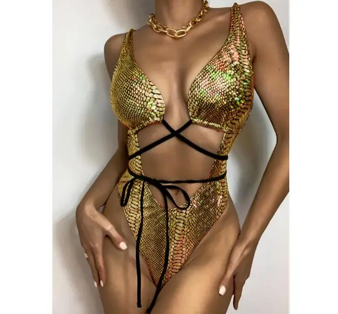 F50340A 2021 new one-piece swimsuit backless sleeveless PU leather tie sexy bikini swimwear for women, :black, silver 1, gold, silver 2
F50340A 2021 new one-piece swimsuit backless sleeveless PU leather tie sexy bikini swimwear for women, :black, silver 1, gold, silver 2