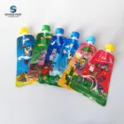 Pouch With Cap Custom Printed Stand Up Pouch With Cap Reusable Juice Spout Pouch