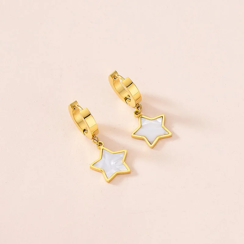 Fashion Earrings Trend 2022 Jewelry Gold Plated Stainless Steel Star Pendant Earring For Women
Fashion Earrings Trend 2022 Jewelry Gold Plated Stainless Steel Star Pendant Earring For Women