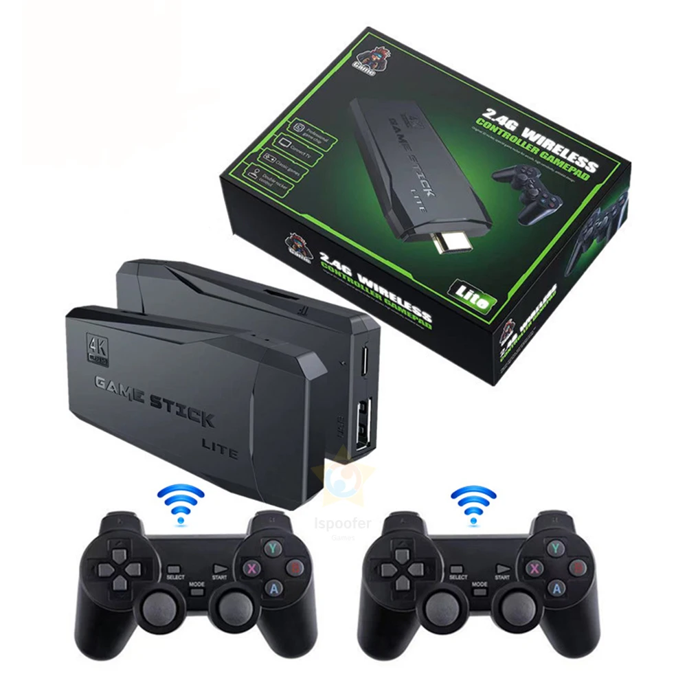 2022 Game Stick Built-in 3500 Games 2.4G Wireless controller 4K HD TV Video game home play
2022 Game Stick Built-in 3500 Games 2.4G Wireless controller 4K HD TV Video game home play