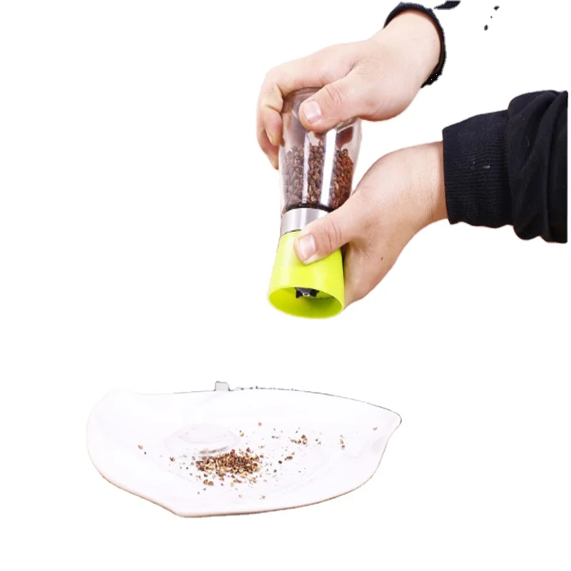 Color random universal seasoning bottle glass ceramic core grinder Black pepper manual grinding bottle
Color random universal seasoning bottle glass ceramic core grinder Black pepper manual grinding bottle