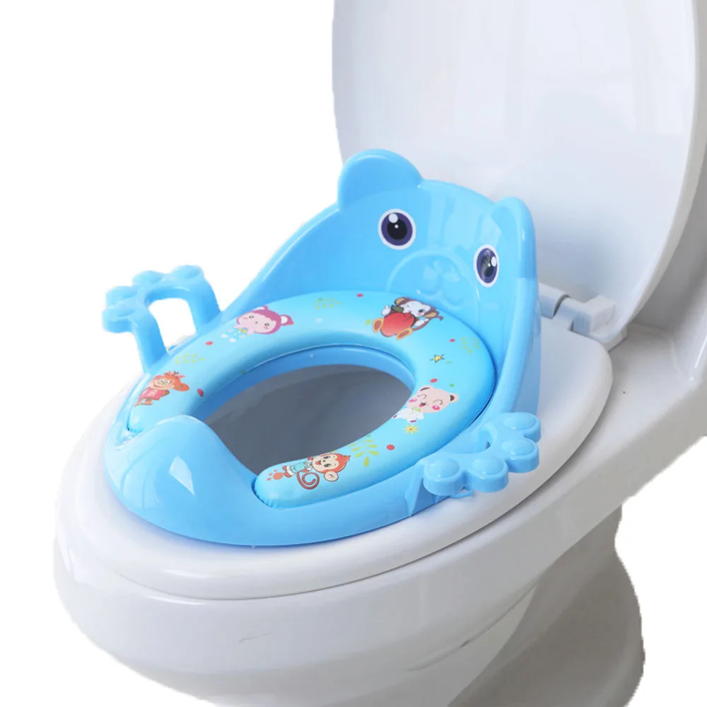 BPA Free Frog Shape Cartoon Toilet Potty Straining Seat With Silicone Non-slip Sole, Customized
BPA Free Frog Shape Cartoon Toilet Potty Straining Seat With Silicone Non-slip Sole, Customized
