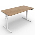 Vansdesk Ergonomic Best Quality Sit Stand Table 2 Legs 3 Stage Electric Office Bureau Height Adjustable Automatic Desk