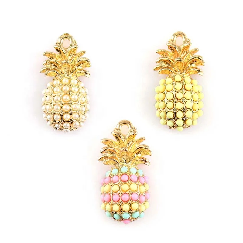 New Trend Sweet Alloy Enamel Acrylic Pineapple Charms Pendant Making DIY Bracelet Necklace Women Gift Jewelry Accessories
New Trend Sweet Alloy Enamel Acrylic Pineapple Charms Pendant Making DIY Bracelet Necklace Women Gift Jewelry Accessories
