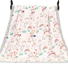 Cotton Blanket Cotton Baby Cotton Blanket Wholesale Super Soft Knitted 100% Cotton Weighted Baby Blanket