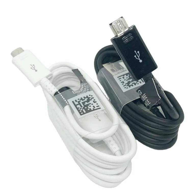 

Fast charging data cable Genuine Original Micro USB Data cable for Samsung S6 s7 Note4 S4 S3 1M charging cable black white