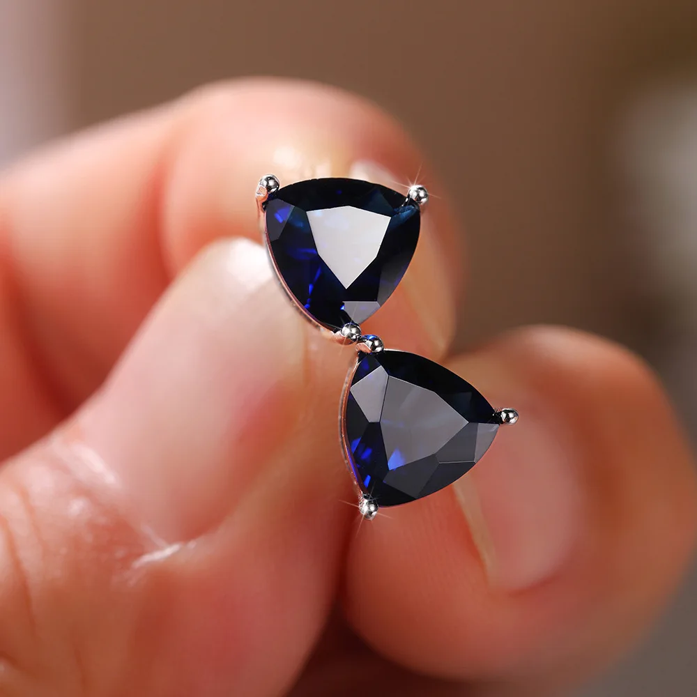Newest Arrival 5A Cubic Zirconia Geometric Stud Earrings Triangle Multi Color Gemstone Earrings For Women Girl
Newest Arrival 5A Cubic Zirconia Geometric Stud Earrings Triangle Multi Color Gemstone Earrings For Women Girl