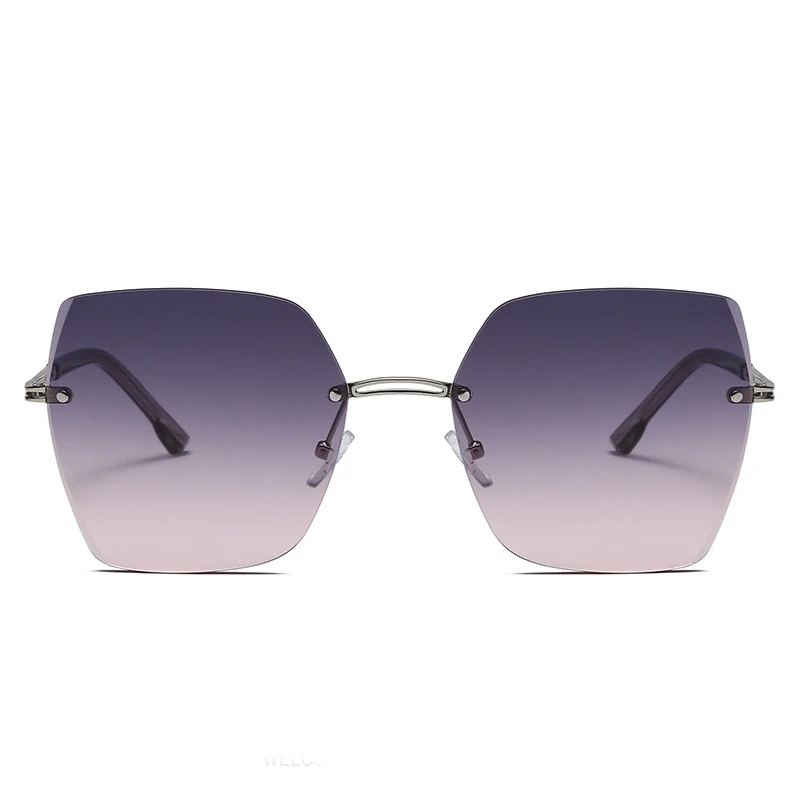 Bingking eyewear 21569 fashion 2021 diamond cut oversized women dark rimless sunglasses
Bingking eyewear 21569 fashion 2021 diamond cut oversized women dark rimless sunglasses