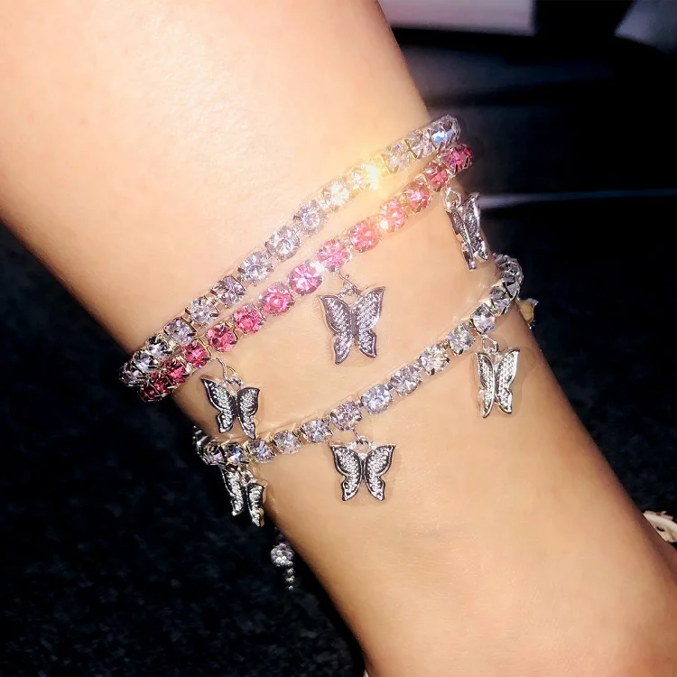 Yingchao Fashion Luxury Blinged Diamond Rhinestone Crystal Butterfly Cuba Eye Anklet Women Accessories Jewelry
Yingchao Fashion Luxury Blinged Diamond Rhinestone Crystal Butterfly Cuba Eye Anklet Women Accessories Jewelry
