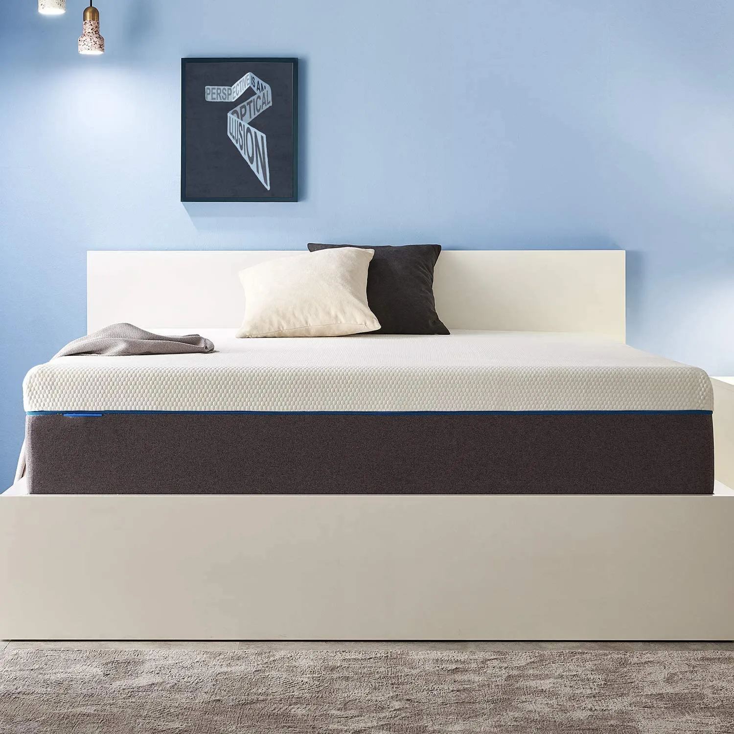 Super memory foam mattress with cover