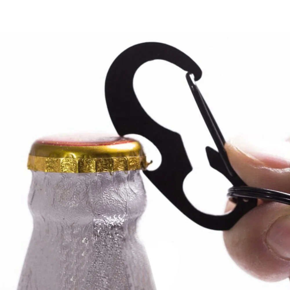 Outdoor Keychain Tool Multi Tool Spring Hook Buckle Bottle Opener Multi-function Metal Carabiner For Keys
Outdoor Keychain Tool Multi Tool Spring Hook Buckle Bottle Opener Multi-function Metal Carabiner For Keys