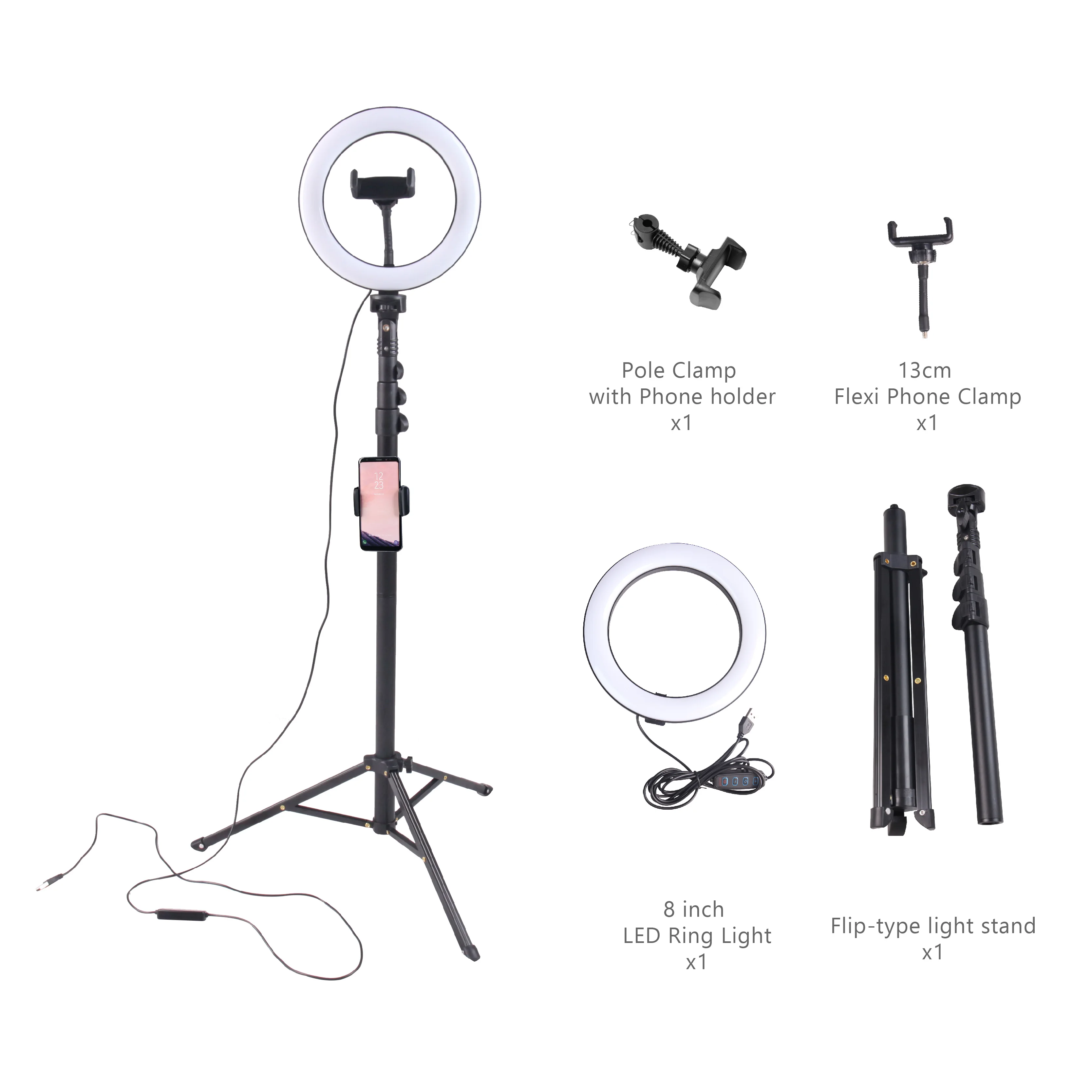 Portable mobile phone ring selfie light with tripod for live
Portable mobile phone ring selfie light with tripod for live
