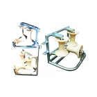 Nylon Aluminum Alloy Material Wheels Ground Block Guide Pulley Item Triple Sheaves Type Corner Cable Roller