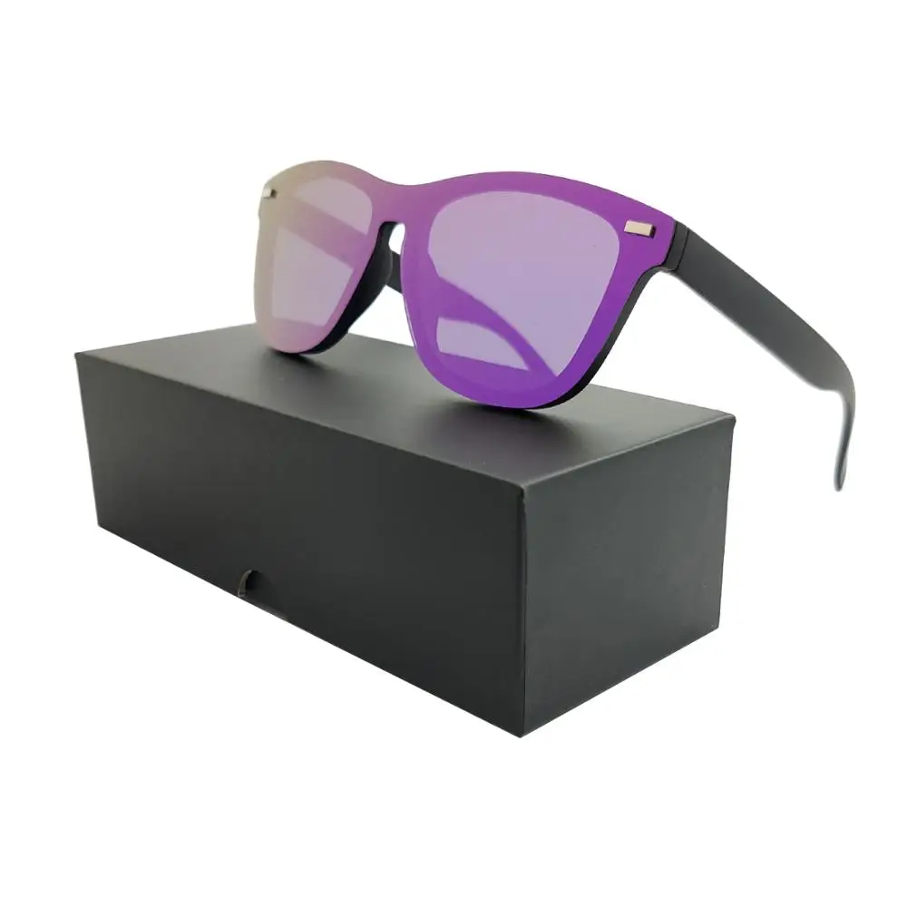 High Quality Large Square Purple Lens Custom Designer Plastic Rimless Polarized Sunglasses For Unisex Adult 2019
High Quality Large Square Purple Lens Custom Designer Plastic Rimless Polarized Sunglasses For Unisex Adult 2019