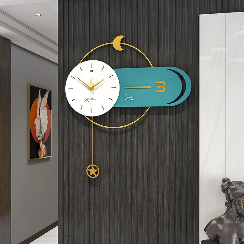 Office Wall Decor Metal Art Wall Clock Hot Sale Pendulum Wall Clock For Home Bedroom
Office Wall Decor Metal Art Wall Clock Hot Sale Pendulum Wall Clock For Home Bedroom