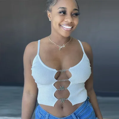 F41235A Amazon women's summer new fashion sexy hollow out casual thread solid color summer tops women women tops 2021, As picture
F41235A Amazon women's summer new fashion sexy hollow out casual thread solid color summer tops women women tops 2021, As picture