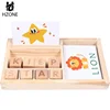Russian Baby Wood Oem Toddler Felt Learning Resources Diy Wooden Alphabet Preschool Children Educational Toys Set