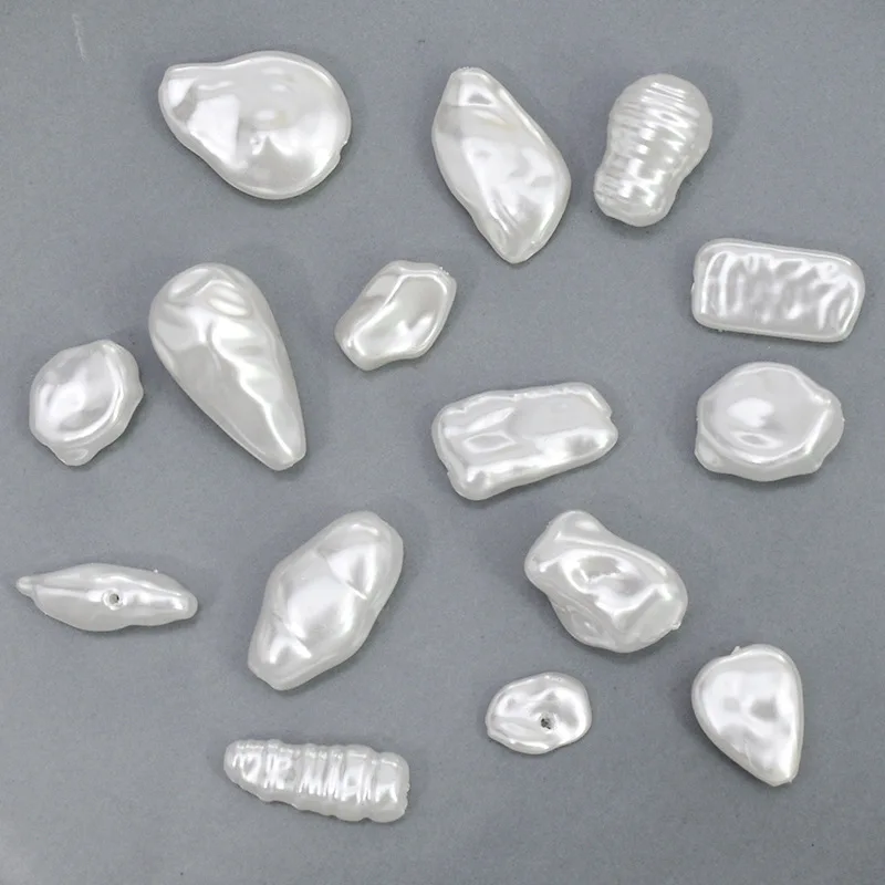 ABS pearl Imitating Baroque shaped single irregular resin beads loose imitation pearls
ABS pearl Imitating Baroque shaped single irregular resin beads loose imitation pearls