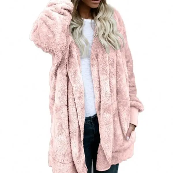 Women's Fashion Winter Warm Solid Color Cardigan Hoodies Coats Long Sleeve Knitted Sweaters Jackets Loose Faux Fur Cardigan Coat, As pics shows or custom color
Women's Fashion Winter Warm Solid Color Cardigan Hoodies Coats Long Sleeve Knitted Sweaters Jackets Loose Faux Fur Cardigan Coat, As pics shows or custom color
