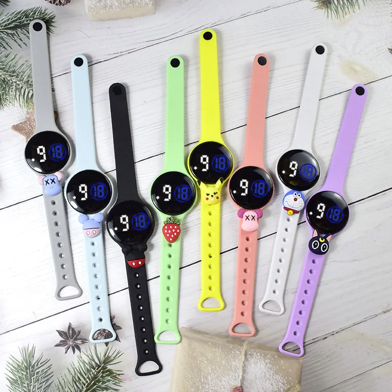 Wholesale Price Round Shape Student Children Lovely Cartoon Wristwatch Silicone Digital Touch Led Lighting Watch
Wholesale Price Round Shape Student Children Lovely Cartoon Wristwatch Silicone Digital Touch Led Lighting Watch