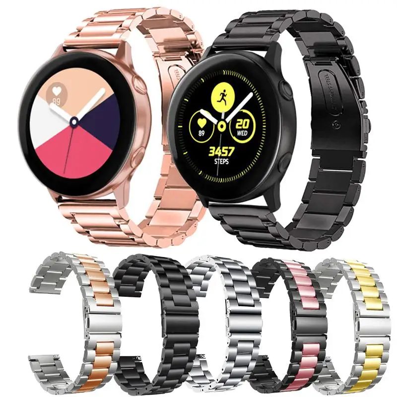 20mm 22mm Stainless Steel Metal band for Samsung galaxy watch active2 luxury black straps 3link watch straps for galaxy watch 3
20mm 22mm Stainless Steel Metal band for Samsung galaxy watch active2 luxury black straps 3link watch straps for galaxy watch 3