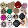 Make-Up Cosmetic Eyelash Suppliers Fake Mink Fur Custom Wholesale 3D Mink Individual Lashes Private Label Eyelash Box Make Up