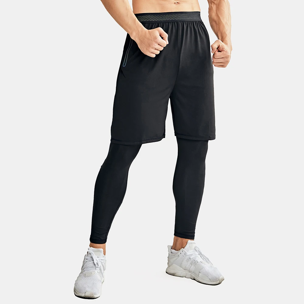 Breathable Men's Running Fitness Basketball tights Leggings Shorts Two-piece Set
Breathable Men's Running Fitness Basketball tights Leggings Shorts Two-piece Set