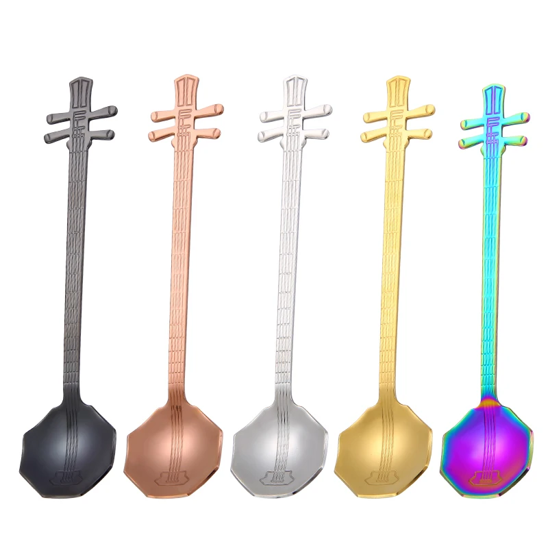 Eco-friendly stainless steel octagonal small tea coffee spoon, Silver/gold/rose gold/black/multicolor
Eco-friendly stainless steel octagonal small tea coffee spoon, Silver/gold/rose gold/black/multicolor