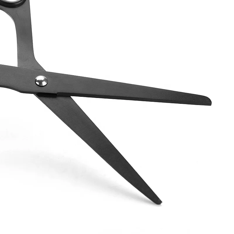 Simple Design Stainless Steel Scissors, Black Non Stick-Plated Scissors