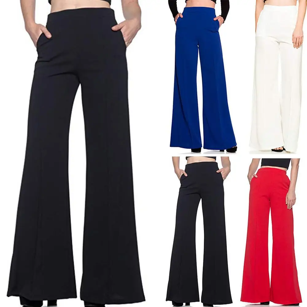 fashion new streetwear pant Women Solid Loose Wide Long Trousers fitted striped leggings female High Waist Flowing Palazzo Pants, Colors
fashion new streetwear pant Women Solid Loose Wide Long Trousers fitted striped leggings female High Waist Flowing Palazzo Pants, Colors