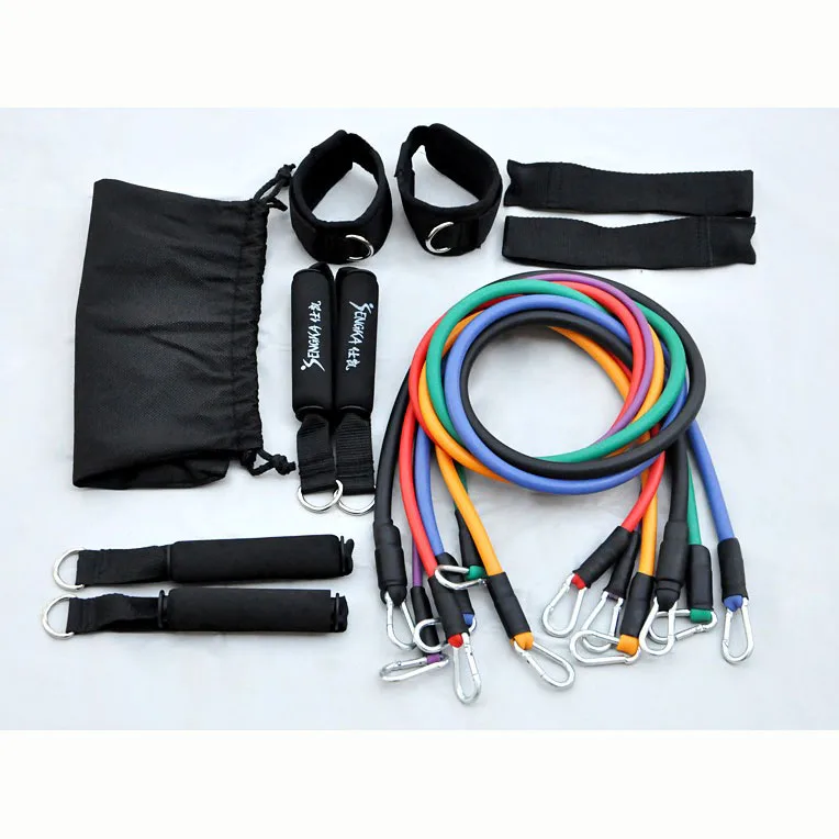 Custom 5 Colors Resistance Tubes 200LBS Pull Rope 11PCS Latex Gym Elastic Stretch Fitness Resistance Band Set, Black,red,blue,light green, light grey,light purple
Custom 5 Colors Resistance Tubes 200LBS Pull Rope 11PCS Latex Gym Elastic Stretch Fitness Resistance Band Set, Black,red,blue,light green, light grey,light purple