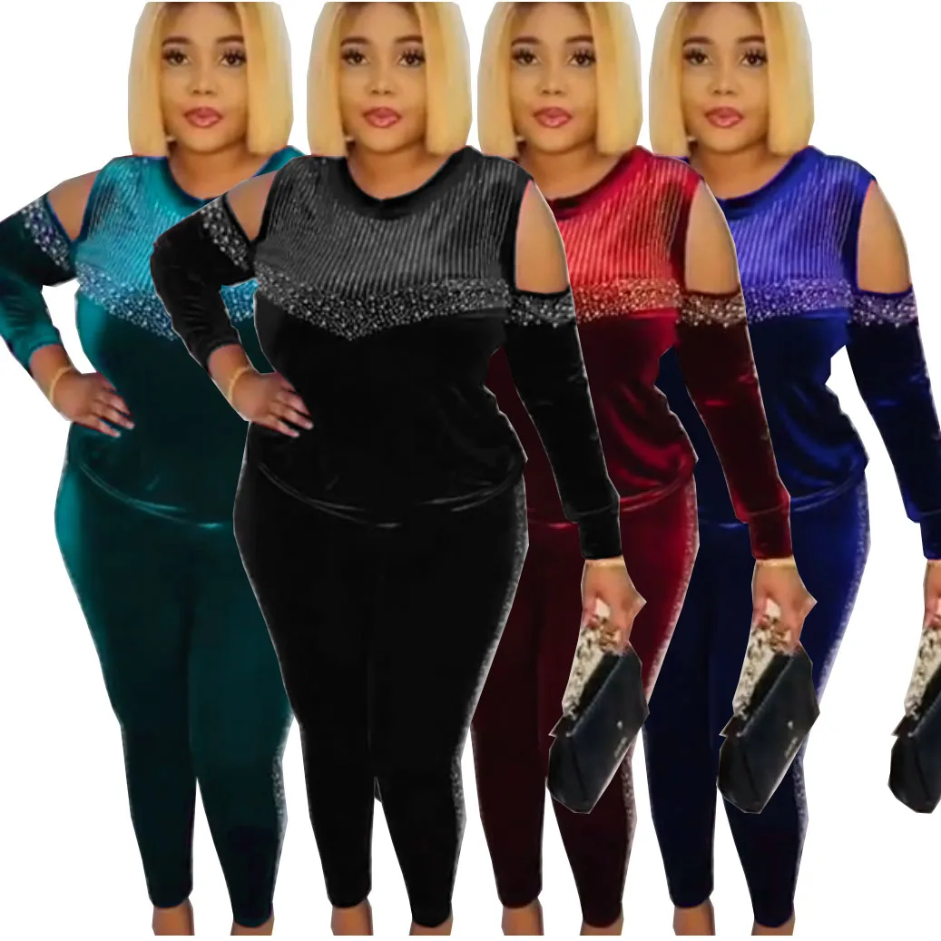 2021 Velvet Clothing Women Tracksuit Casual Plain Diamond Bead Sports Two Piece Set, Picture color
2021 Velvet Clothing Women Tracksuit Casual Plain Diamond Bead Sports Two Piece Set, Picture color