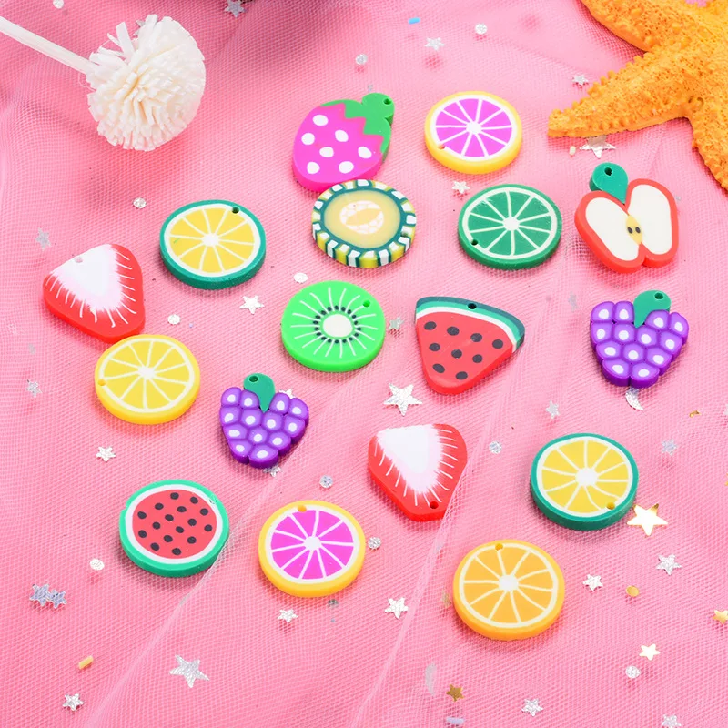Fashion colourful fruit shaped with hole polymer clay beads , Charm fruit polymer clay beads for jewelry making, As picture
Fashion colourful fruit shaped with hole polymer clay beads , Charm fruit polymer clay beads for jewelry making, As picture