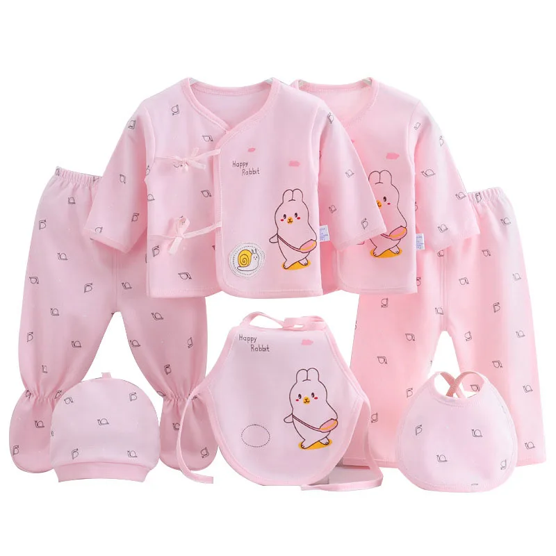 Spring Autumn Baby Fashion Cotton Clothes Long Sleeve Set 7PCS New Born Clothing Casual Infant Pink Blue Clothing Unisex OEM
Spring Autumn Baby Fashion Cotton Clothes Long Sleeve Set 7PCS New Born Clothing Casual Infant Pink Blue Clothing Unisex OEM