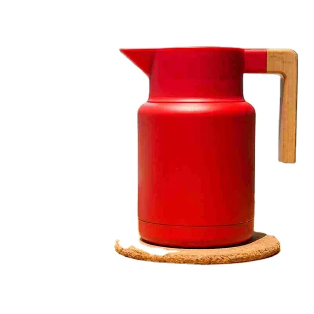 New European style household coffee bottle stainless steel beech handle vacuum insulation pot, Colorful
New European style household coffee bottle stainless steel beech handle vacuum insulation pot, Colorful